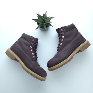 Timberland Youth Premium 6-Inch Lace-Up Waterproof Boots size 2